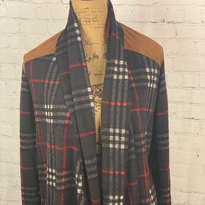 Plaid cardigan